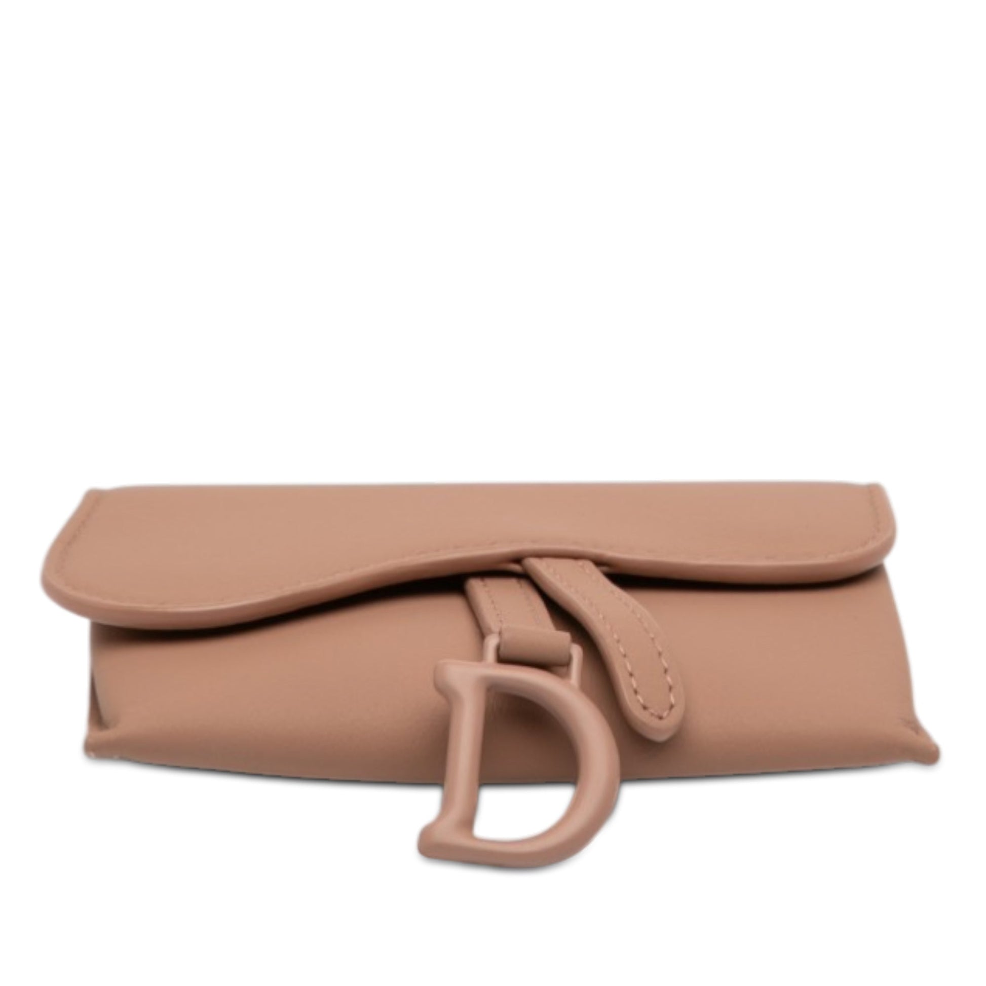 Nano Ultra Matte Calfskin Saddle Chain Pouch