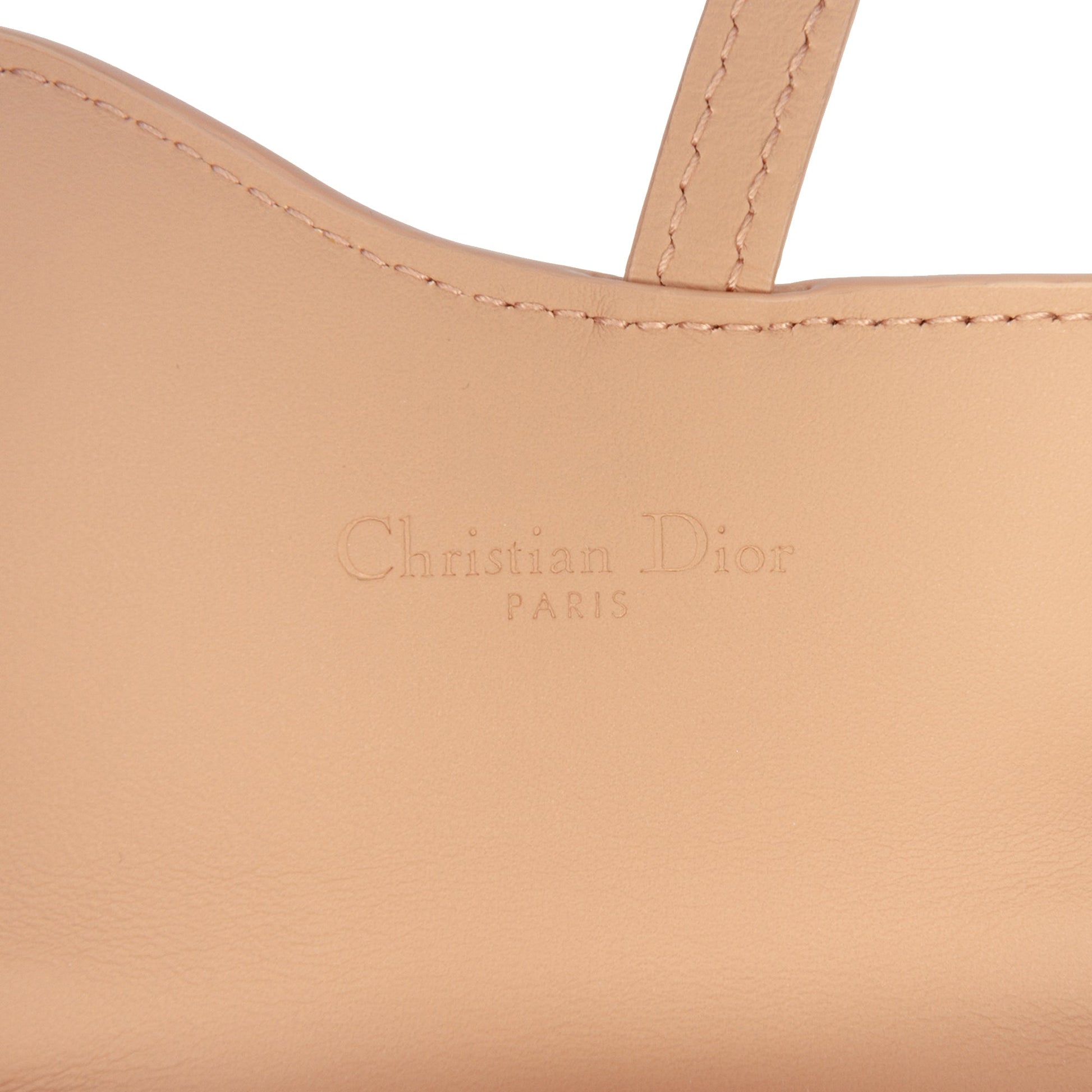 Nano Ultra Matte Calfskin Saddle Chain Pouch