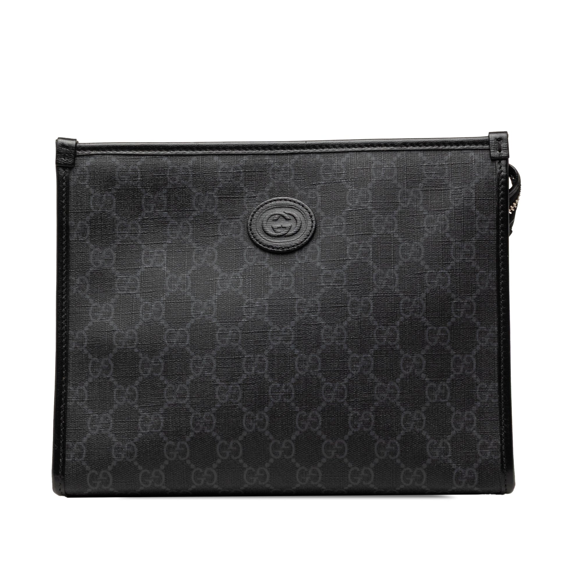 Gucci GG Supreme Retro Interlocking G Clutch