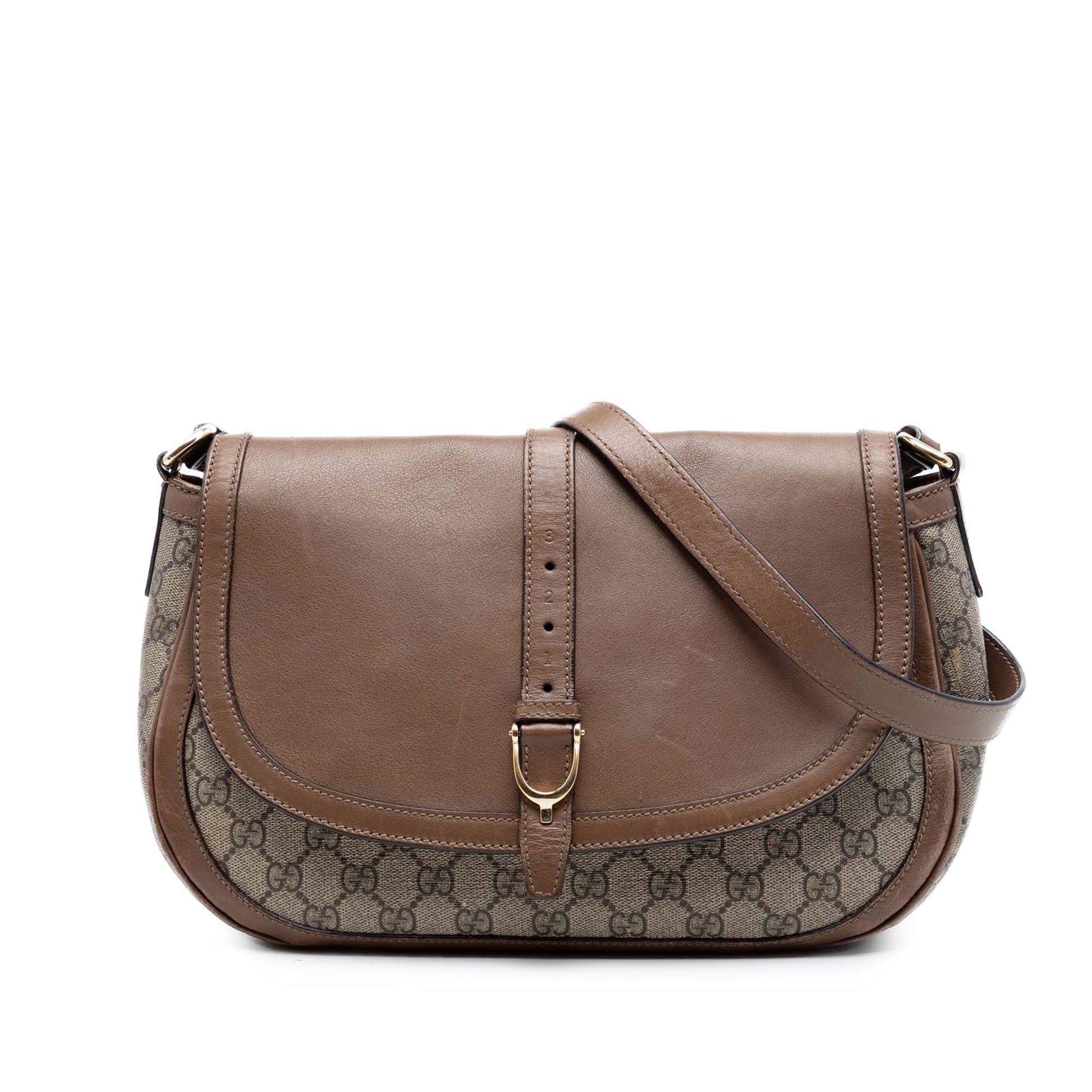 Gucci GG Supreme Stirrup Crossbody