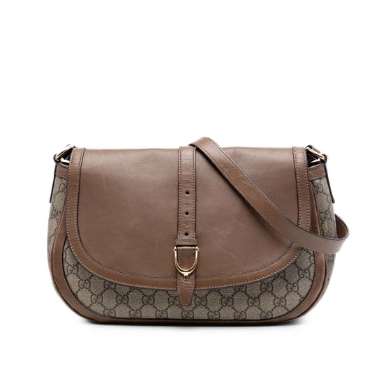Gucci GG Supreme Stirrup Crossbody