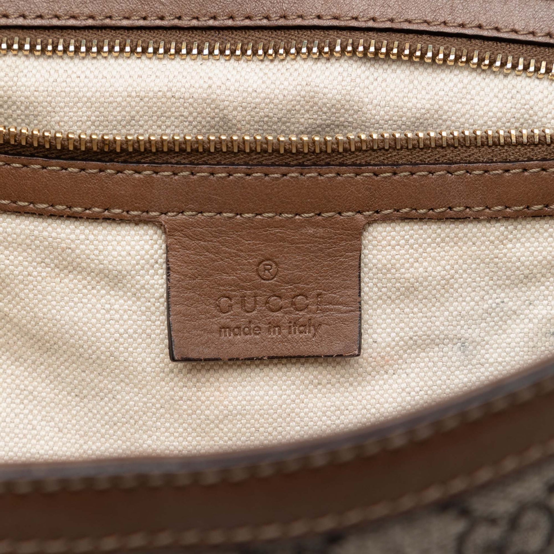 Gucci GG Supreme Stirrup Crossbody