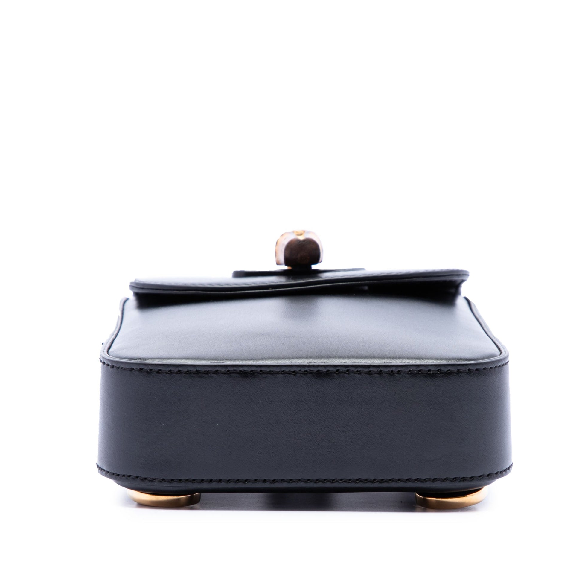 Gucci Mini Calfskin Bamboo Top Handle Bag