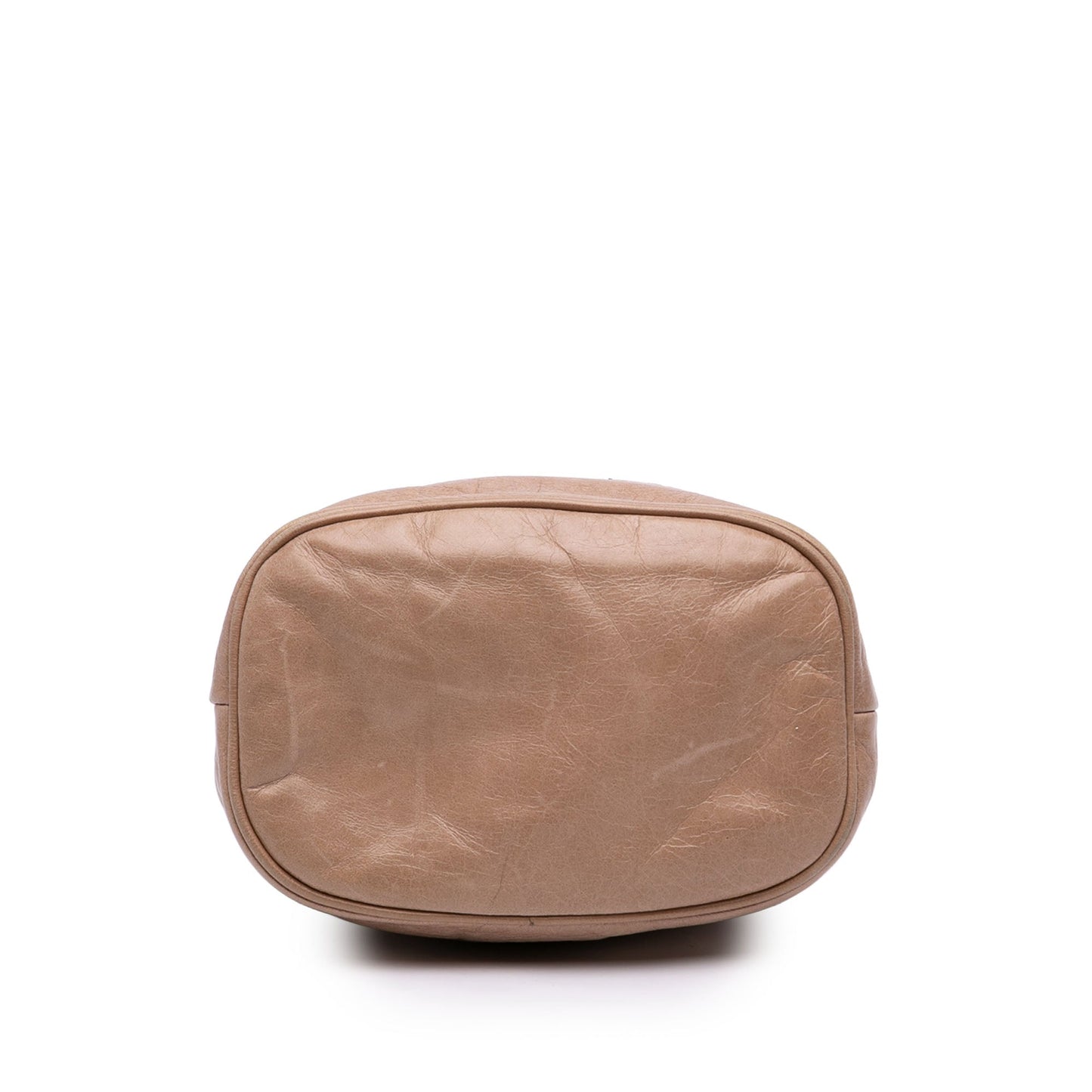 Miu Miu Crinkled Calfskin Bucket Bag