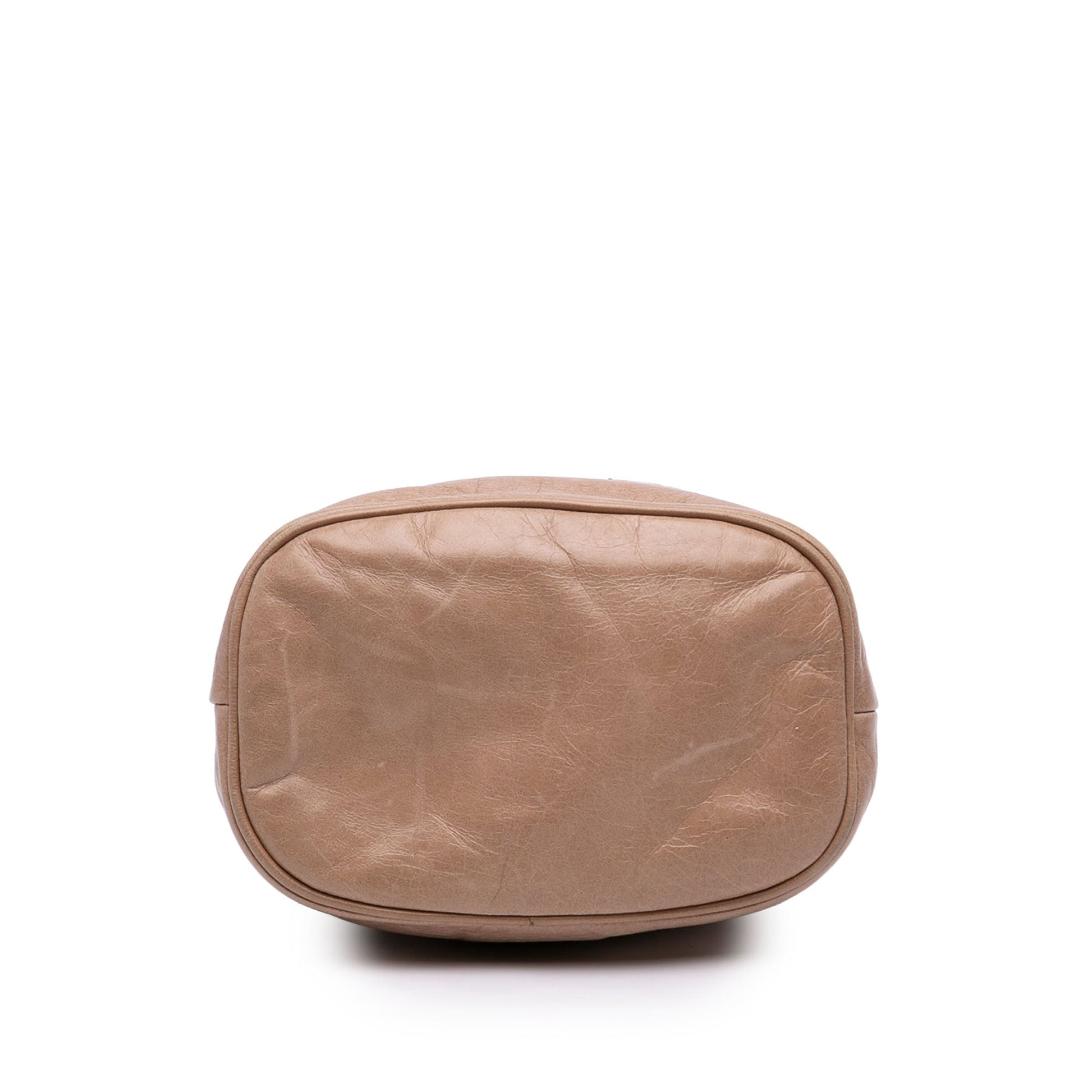 Miu Miu Crinkled Calfskin Bucket Bag
