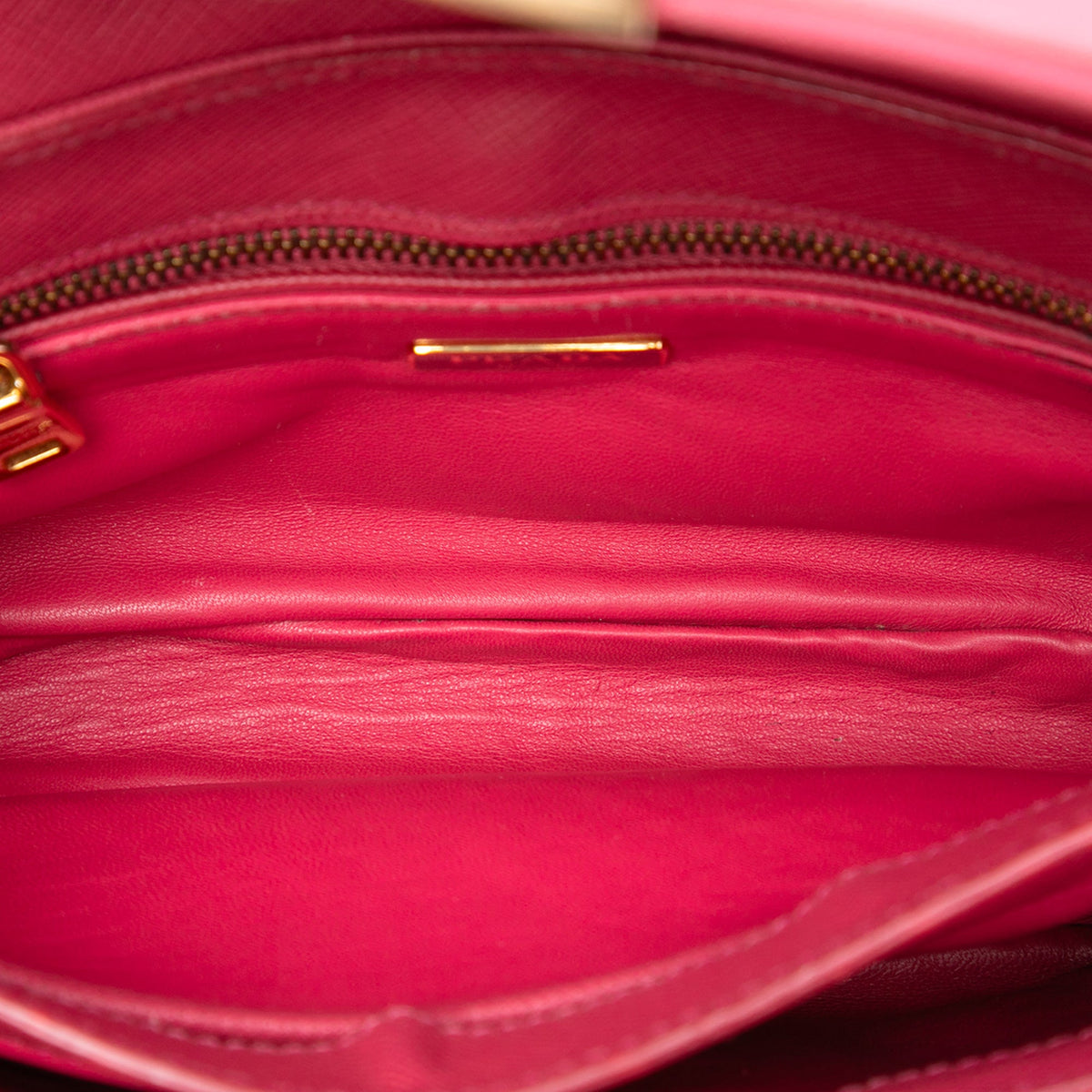 Prada Saffiano Sound Lock Satchel
