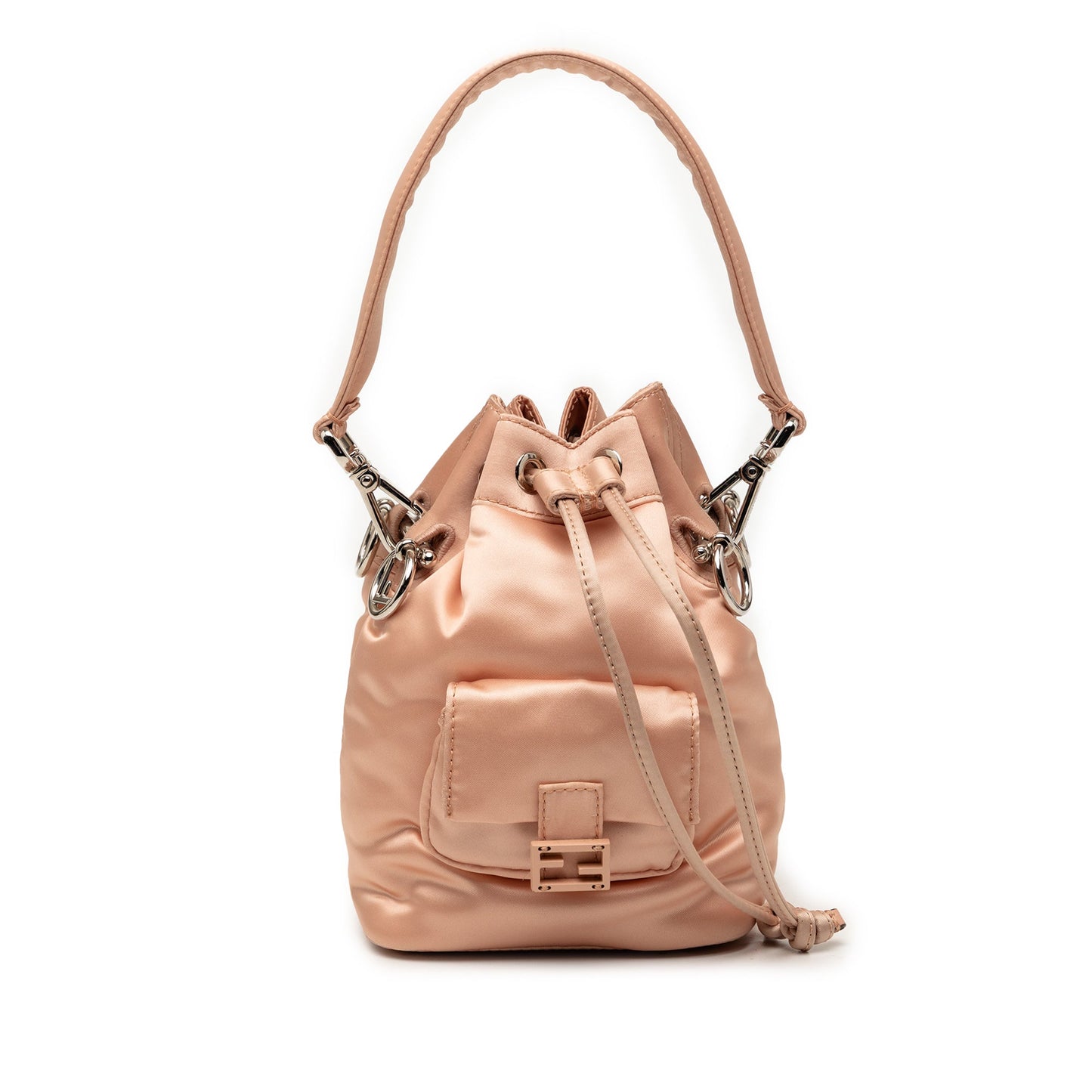 Fendi Mini Satin Mon Tresor Bucket Bag