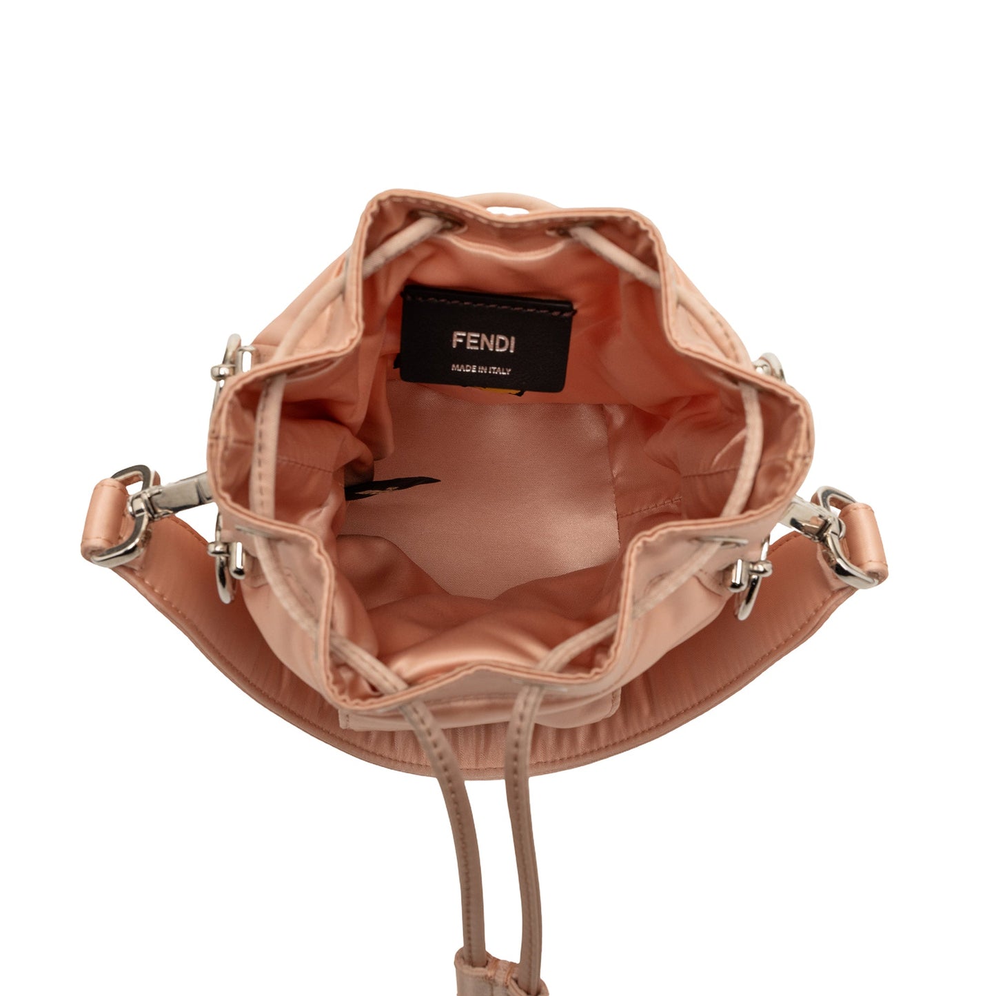 Fendi Mini Satin Mon Tresor Bucket Bag