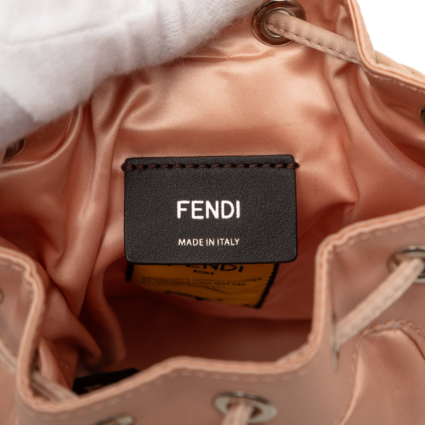 Fendi Mini Satin Mon Tresor Bucket Bag