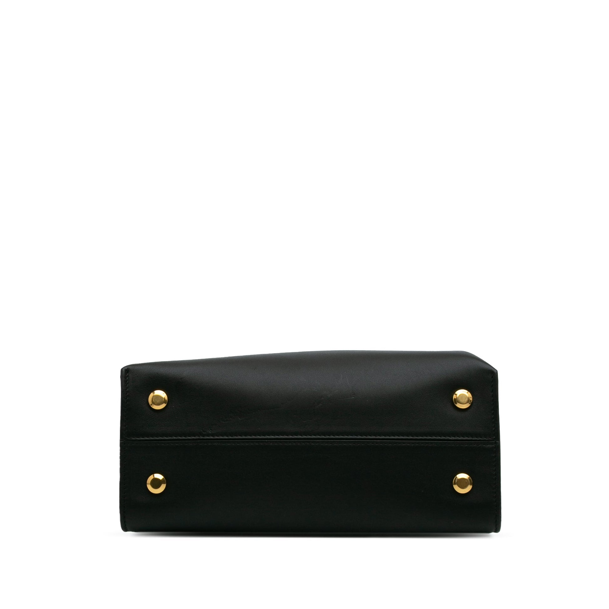 Ferragamo Leather Gancini Trifolio Satchel