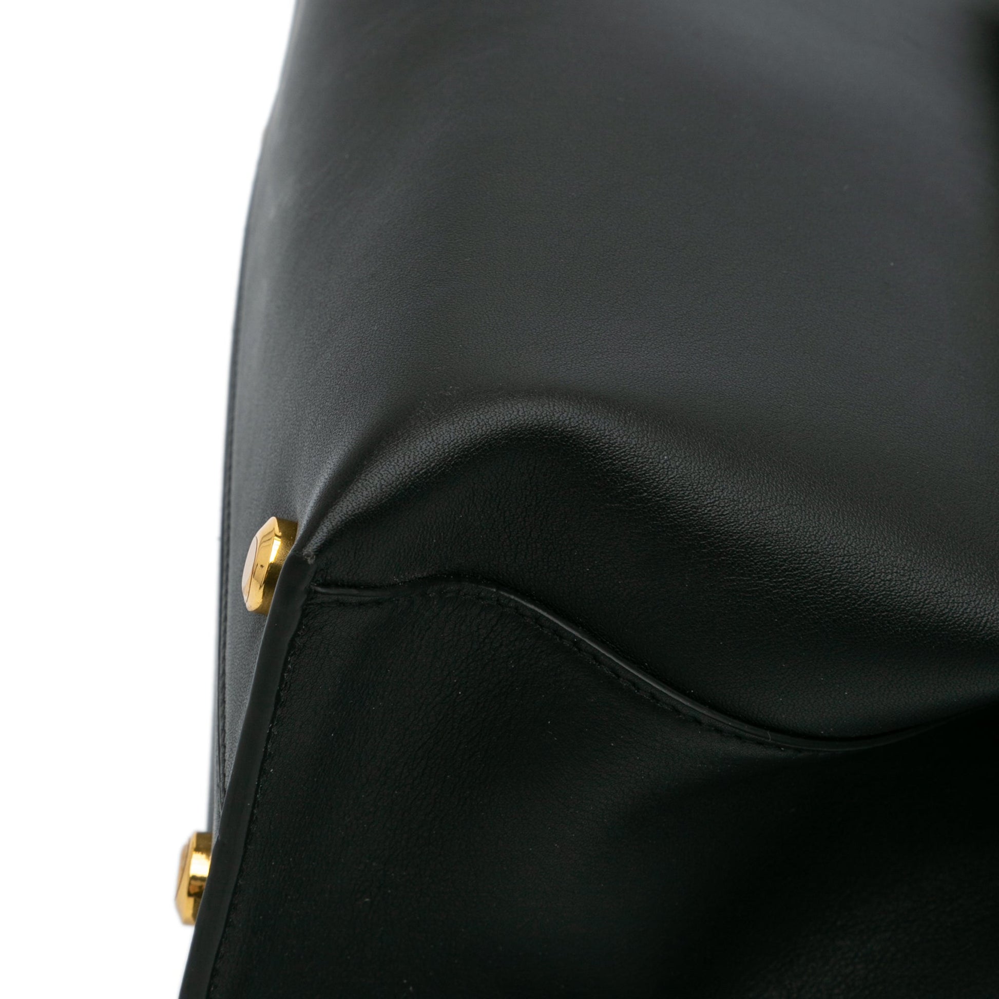 Ferragamo Leather Gancini Trifolio Satchel