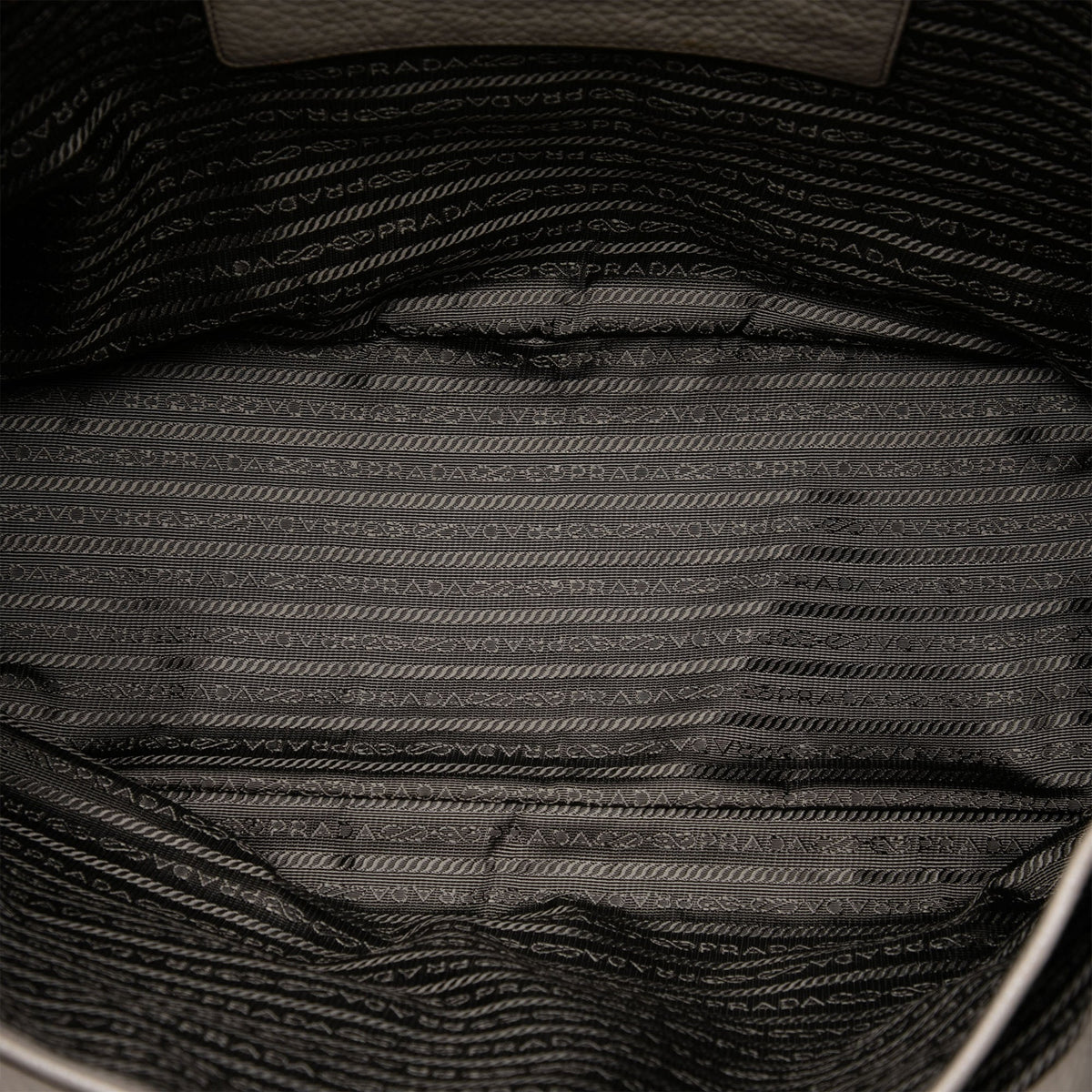 Prada Vitello Daino Side Zip Tote