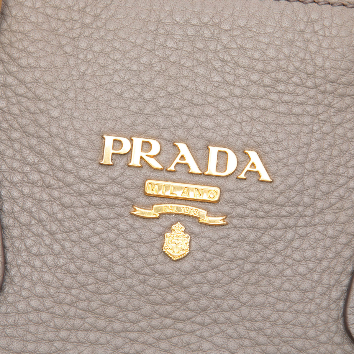 Prada Vitello Daino Side Zip Tote