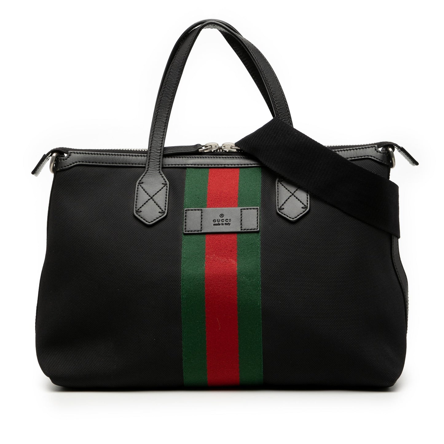 Gucci Canvas Techno Web Satchel