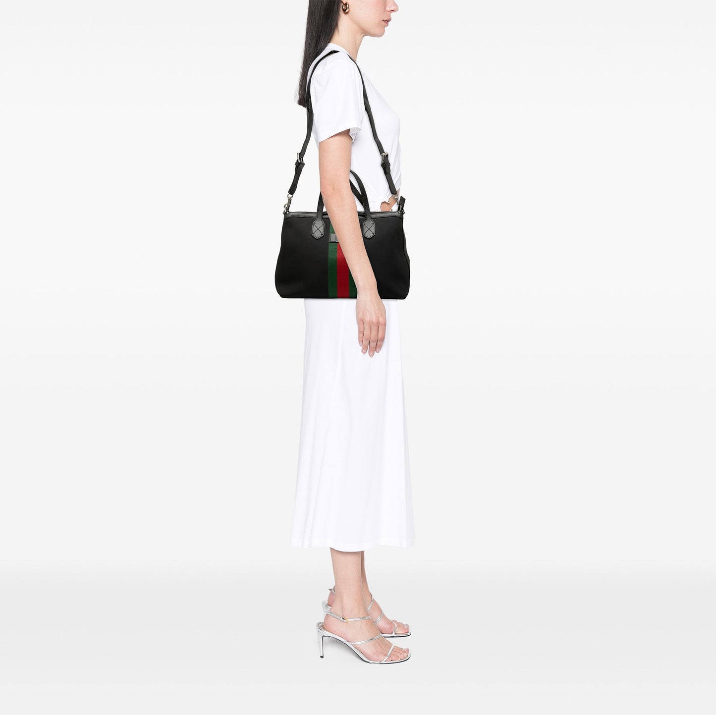 Gucci Canvas Techno Web Satchel