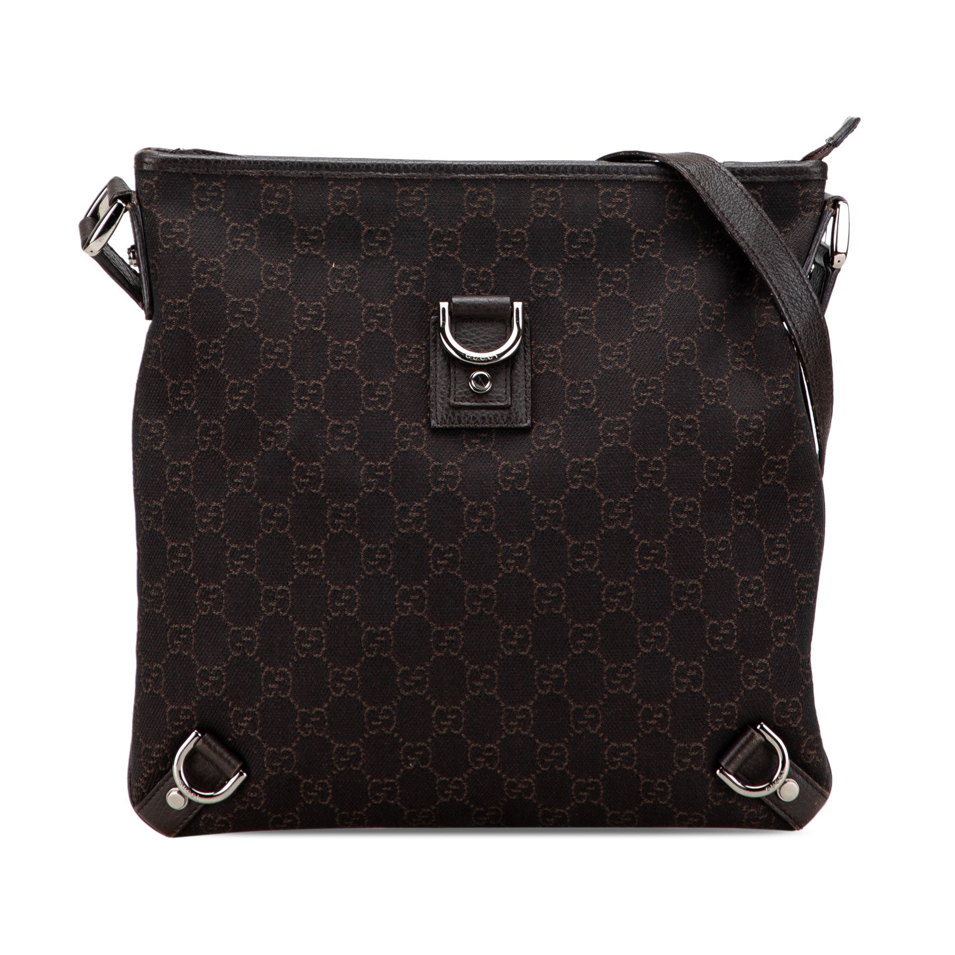 Gucci GG Denim Abbey D Ring Crossbody