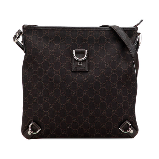 Gucci GG Denim Abbey D Ring Crossbody
