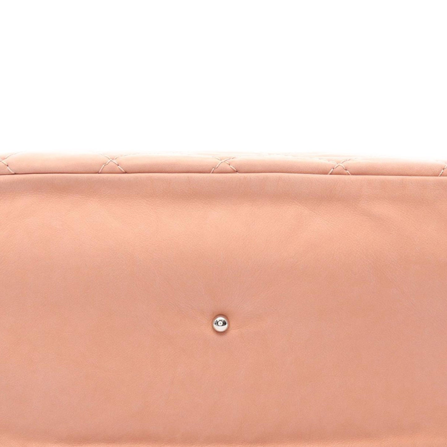 Chanel Large CC Quilted Suede Sea Hit Tote