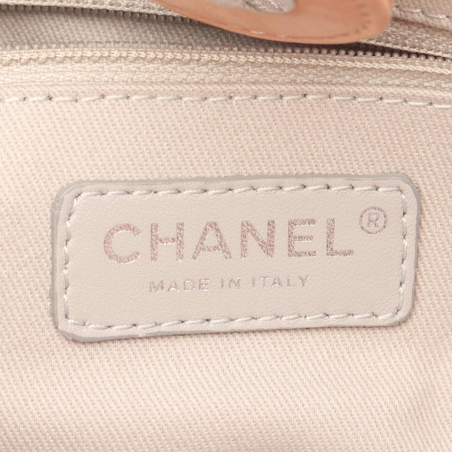 Chanel Large CC Quilted Suede Sea Hit Tote
