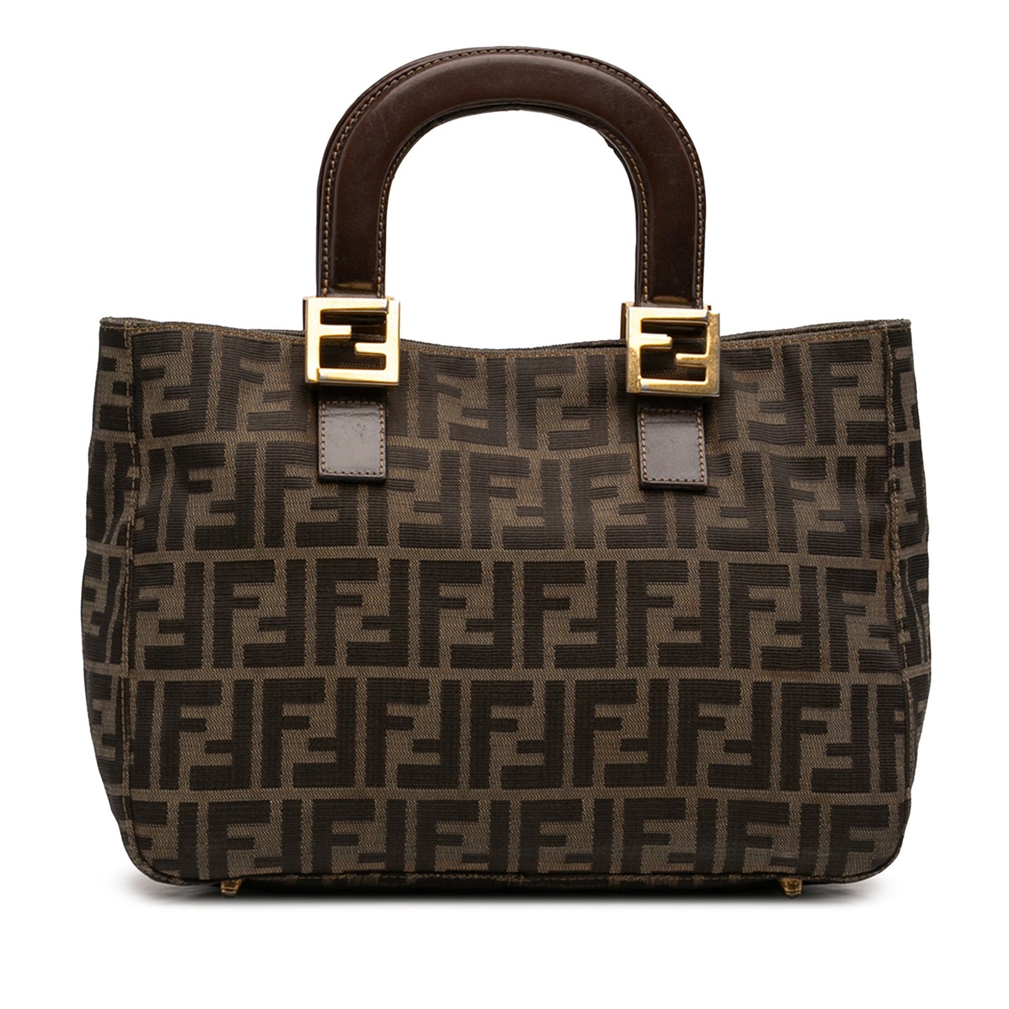 Fendi Small Zucca Canvas Twins Tote
