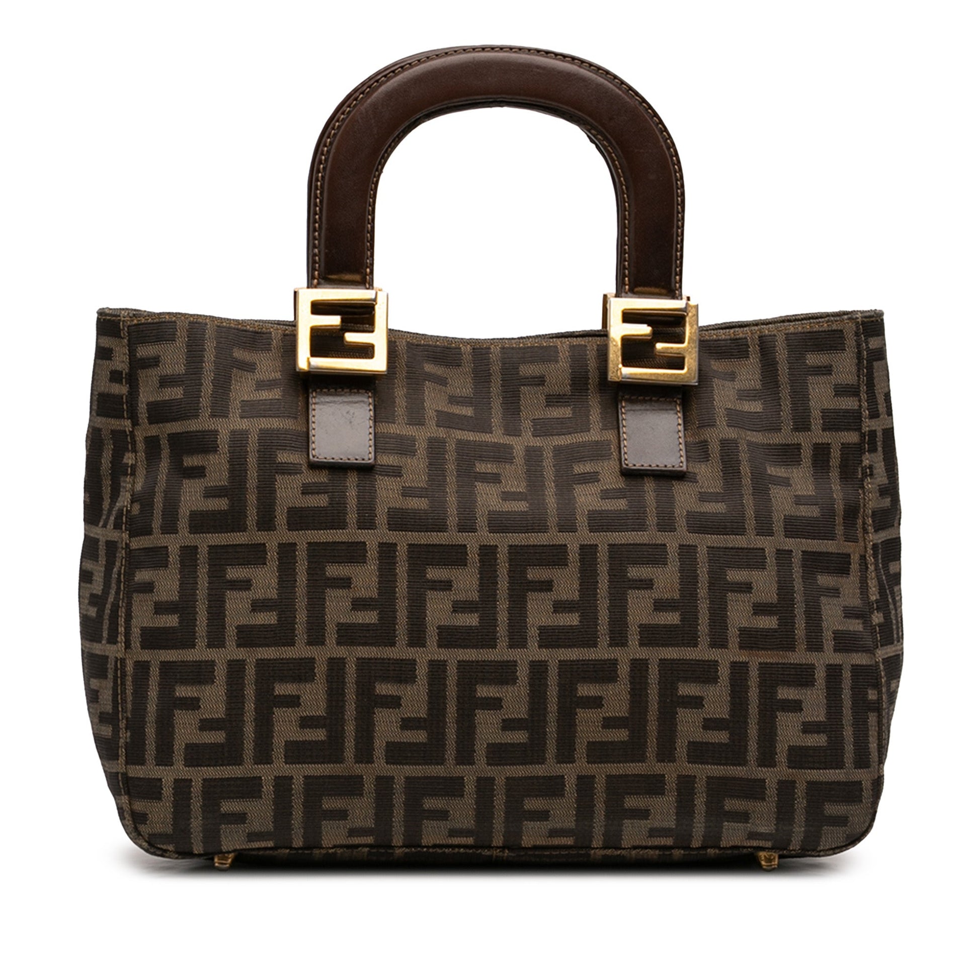 Fendi Small Zucca Canvas Twins Tote