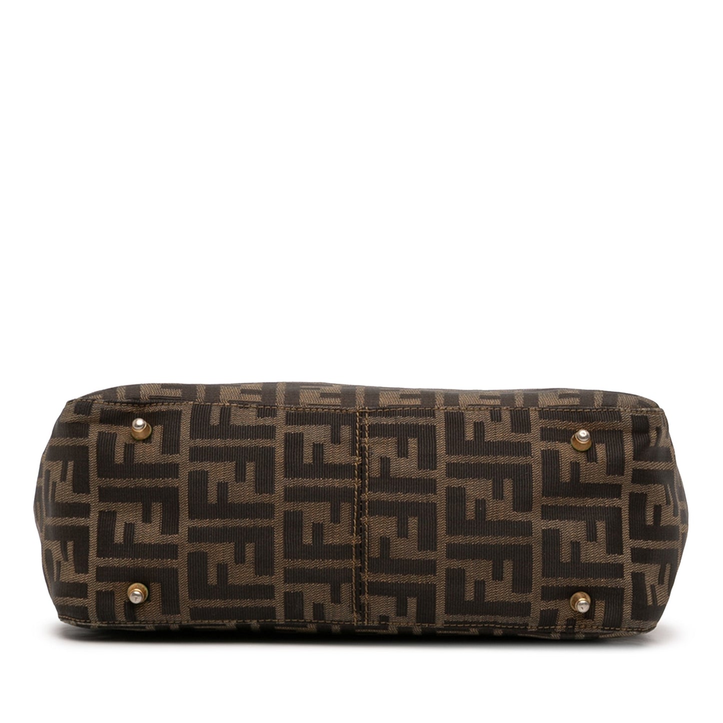 Fendi Small Zucca Canvas Twins Tote