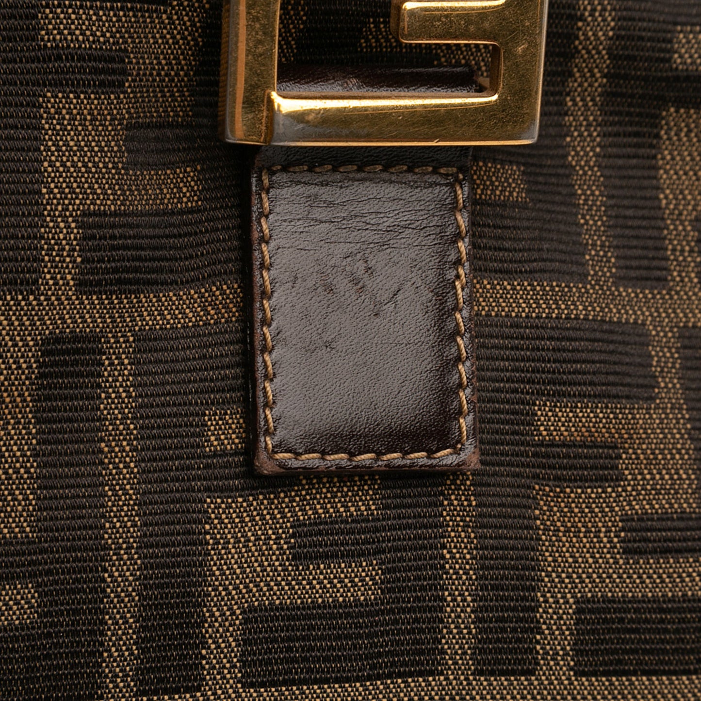 Fendi Small Zucca Canvas Twins Tote