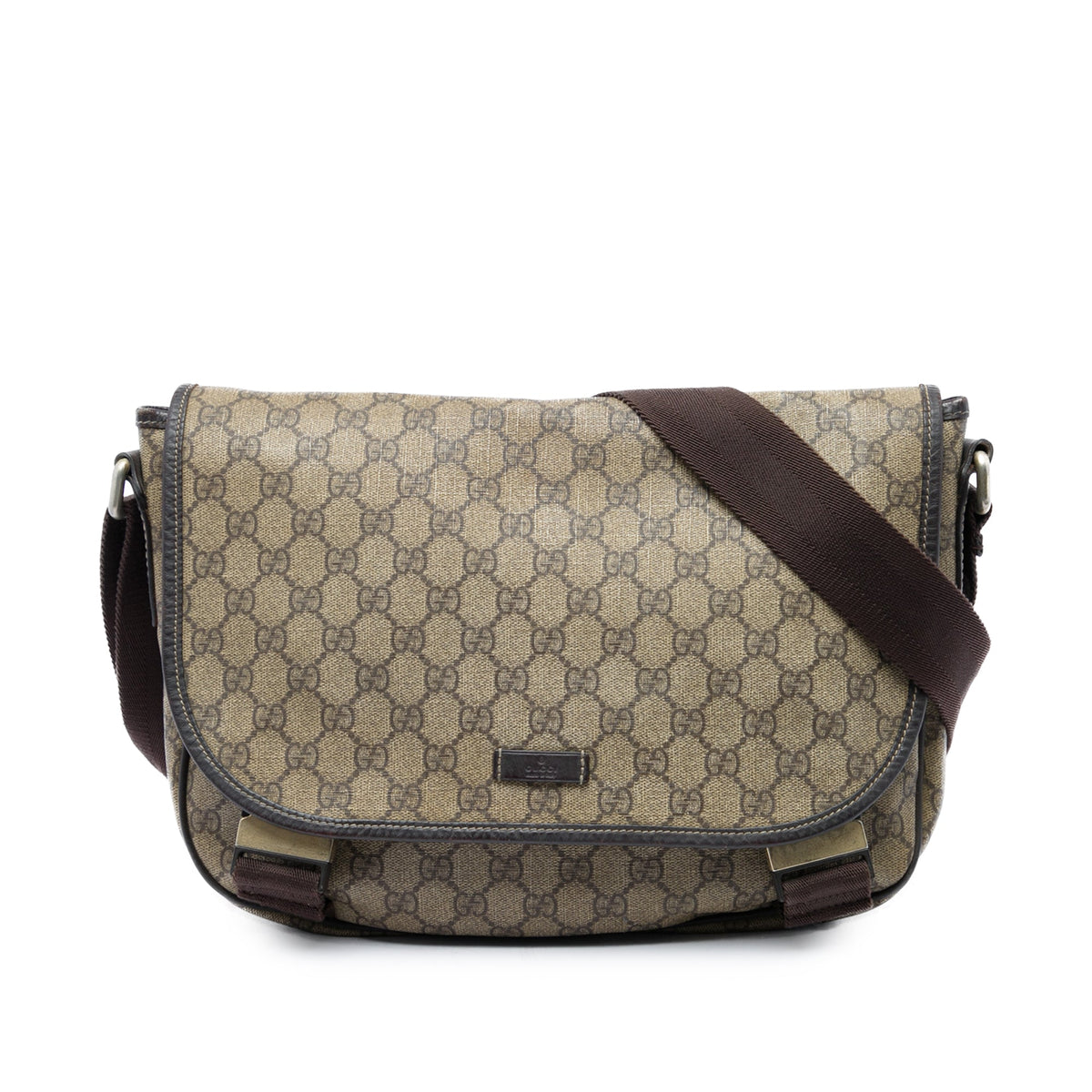 Gucci GG Supreme Crossbody — Beige