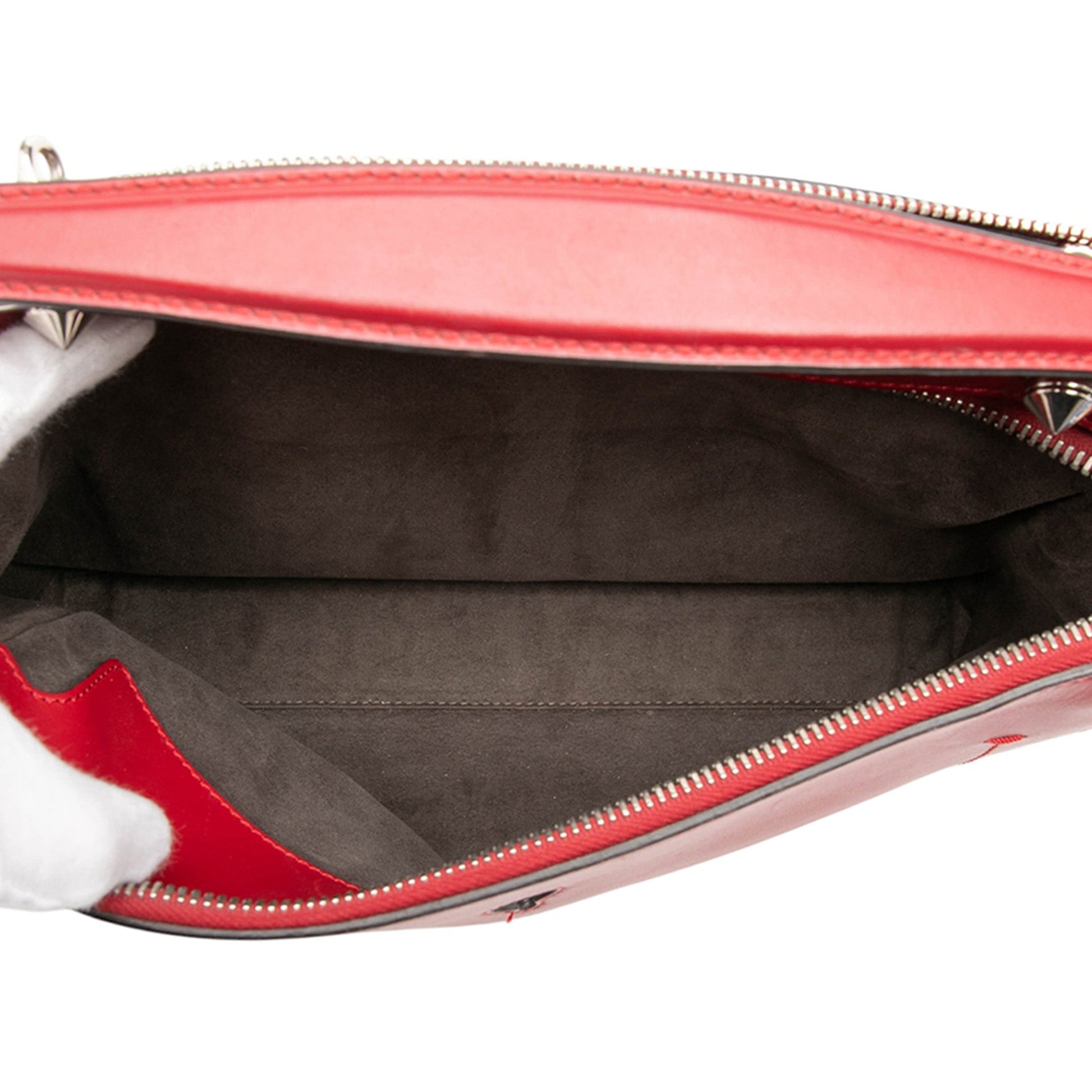 Fendi Medium Leather DotCom Satchel