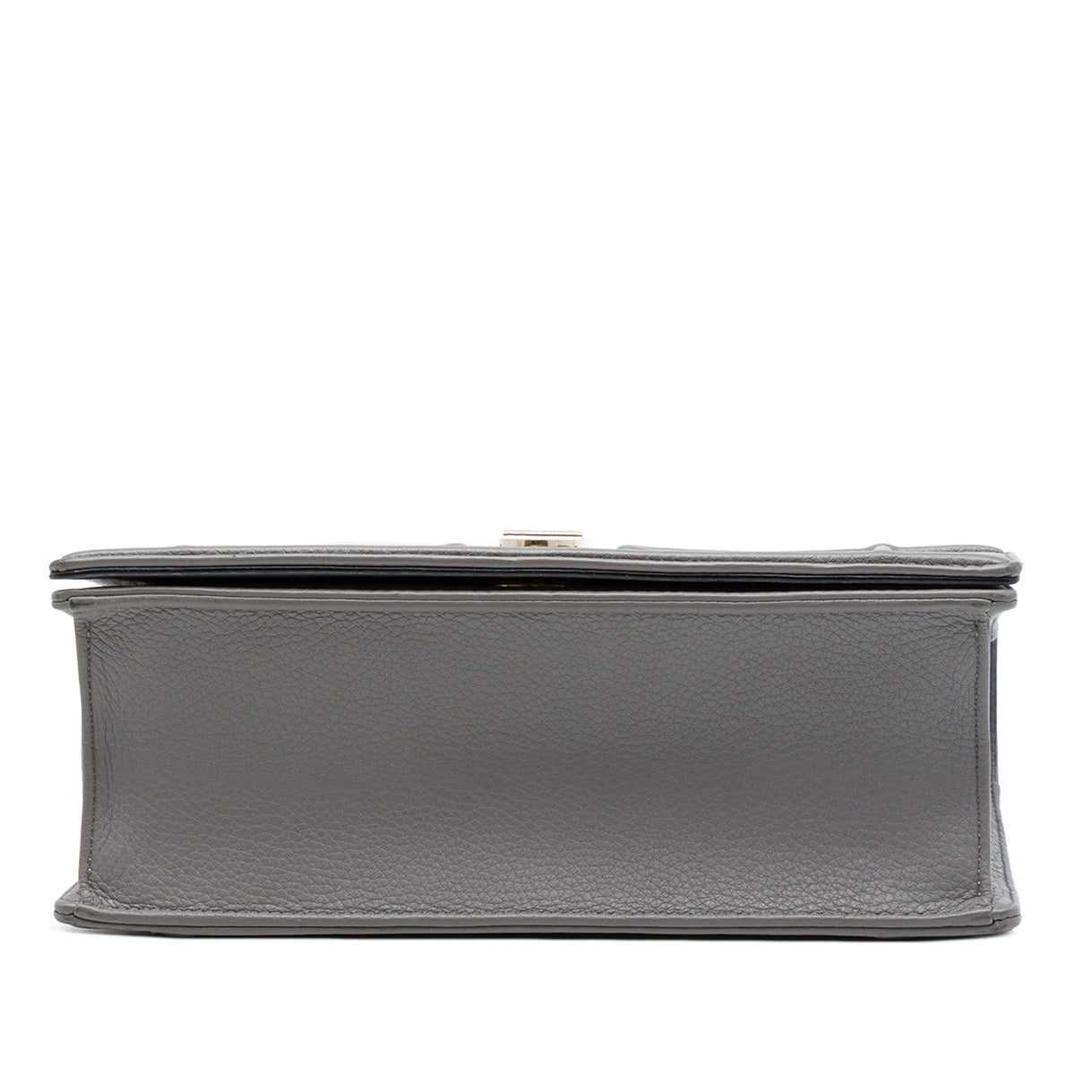 Dior Medium Grained Calfskin Diorama Flap — Gray