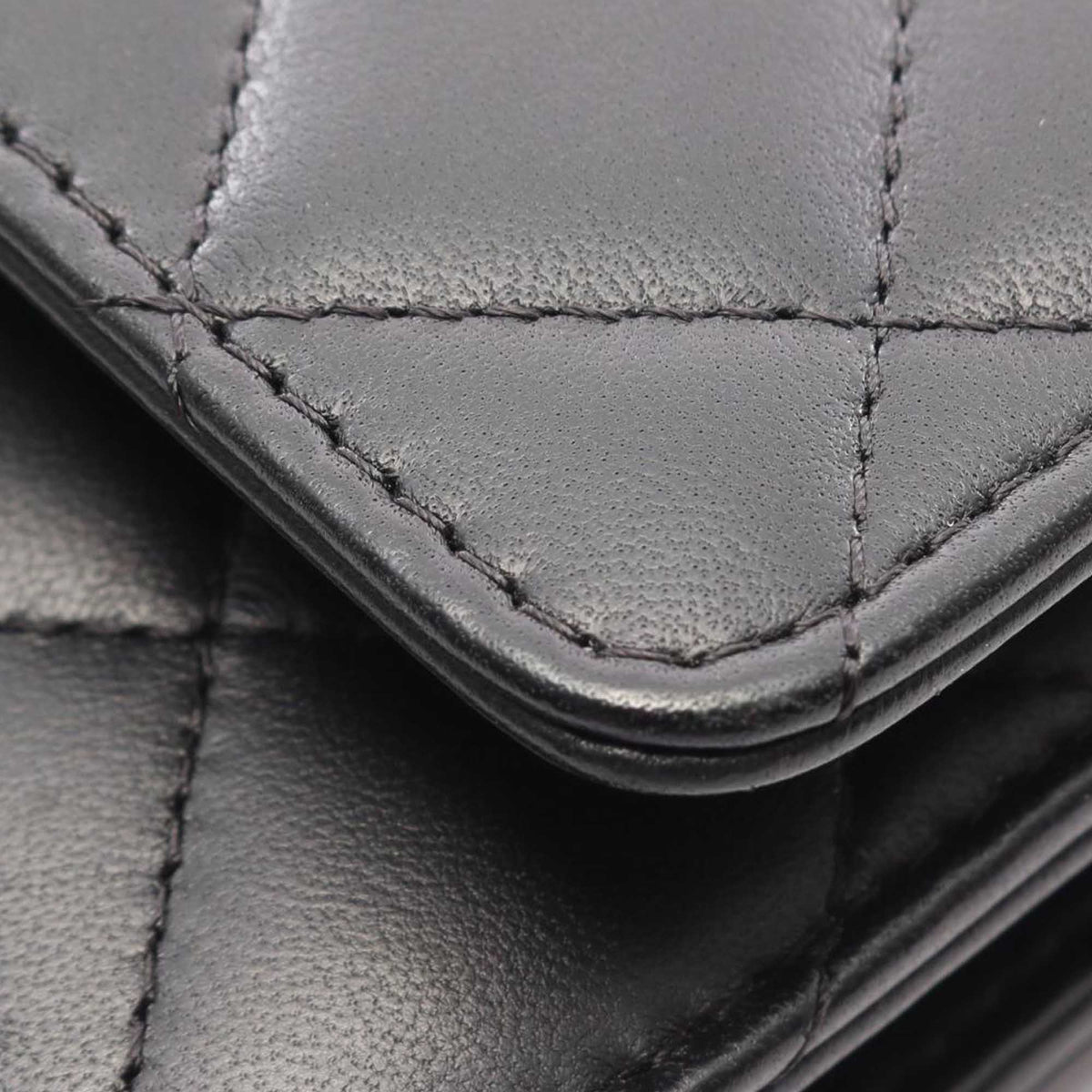 Chanel CC Quilted Lambskin Wallet On Chain