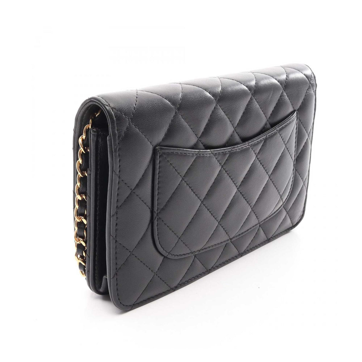 Chanel CC Quilted Lambskin Wallet On Chain