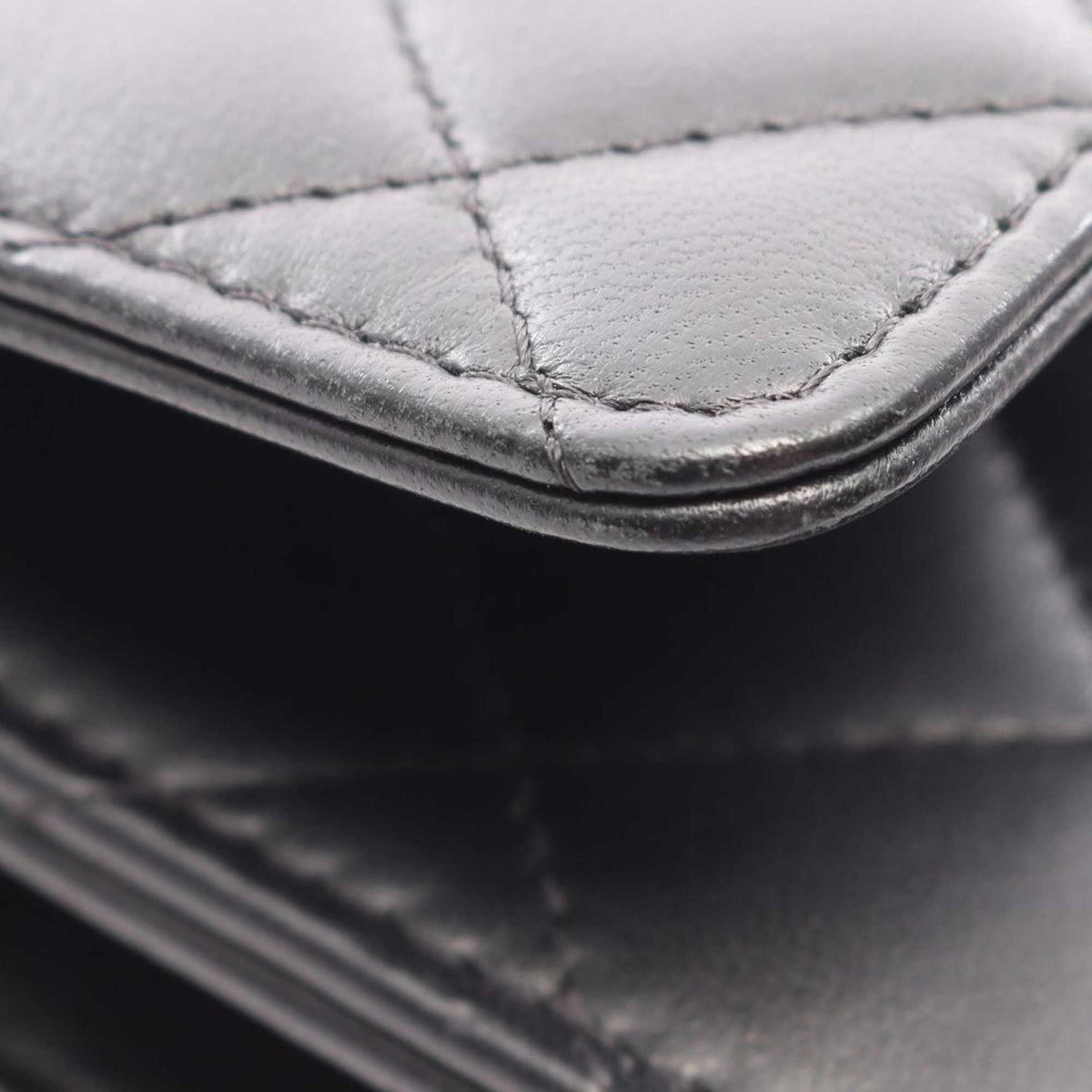 Chanel CC Quilted Lambskin Wallet On Chain