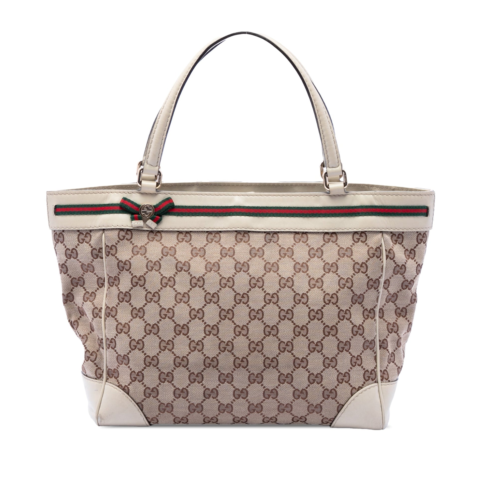 Gucci GG Canvas Web Mayfair Tote