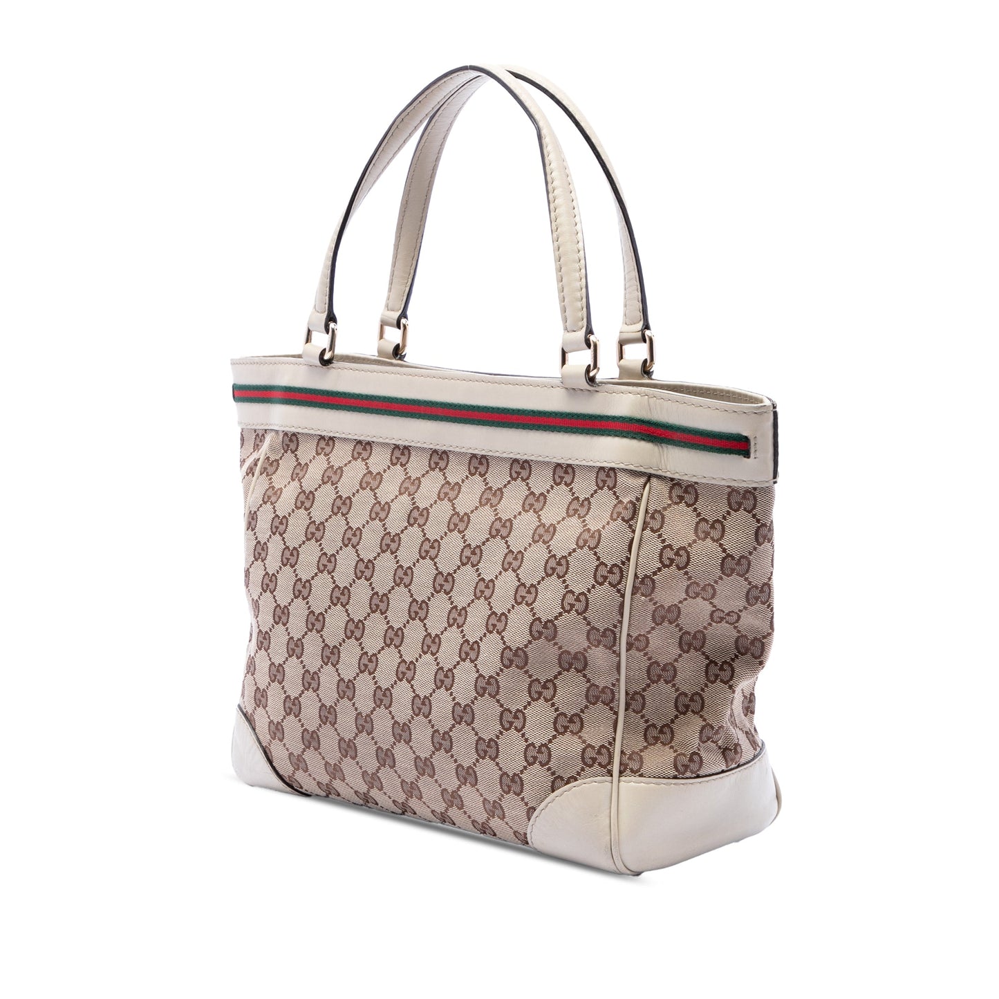 Gucci GG Canvas Web Mayfair Tote