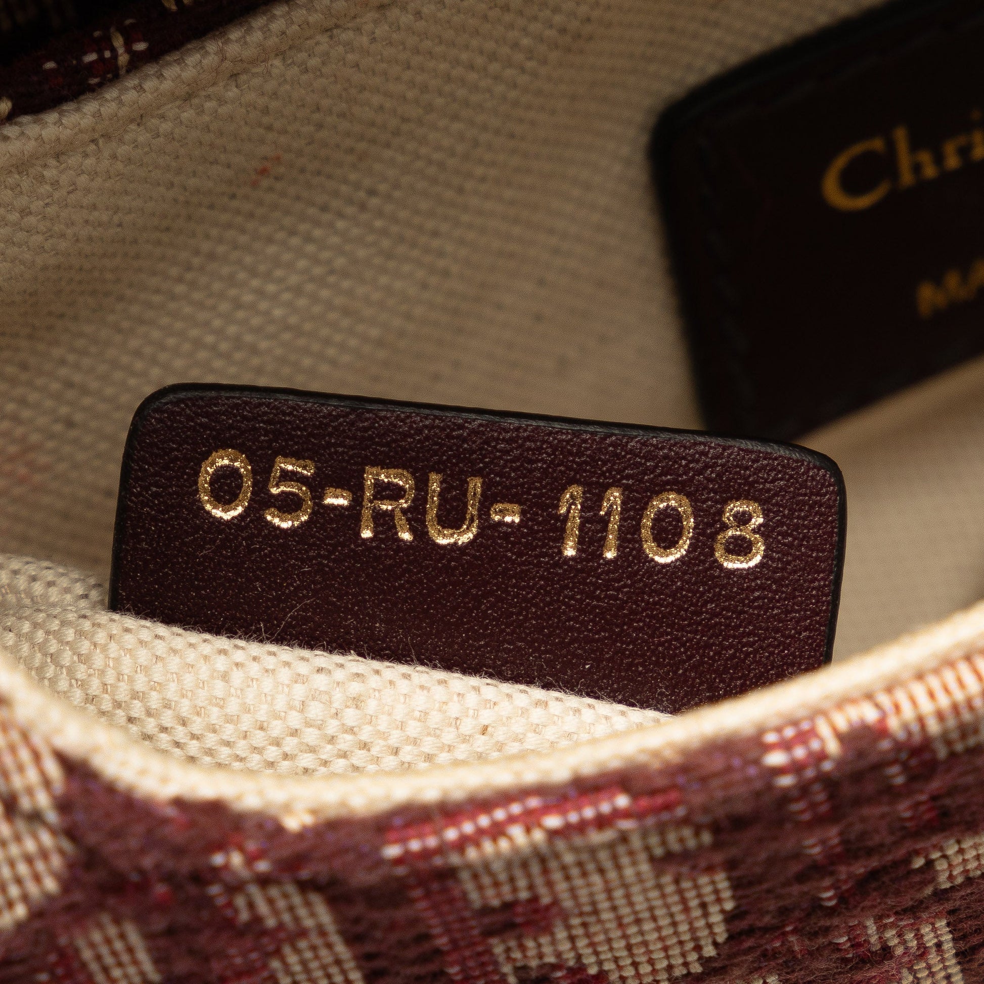 Dior Mini Oblique Canvas Saddle Bag