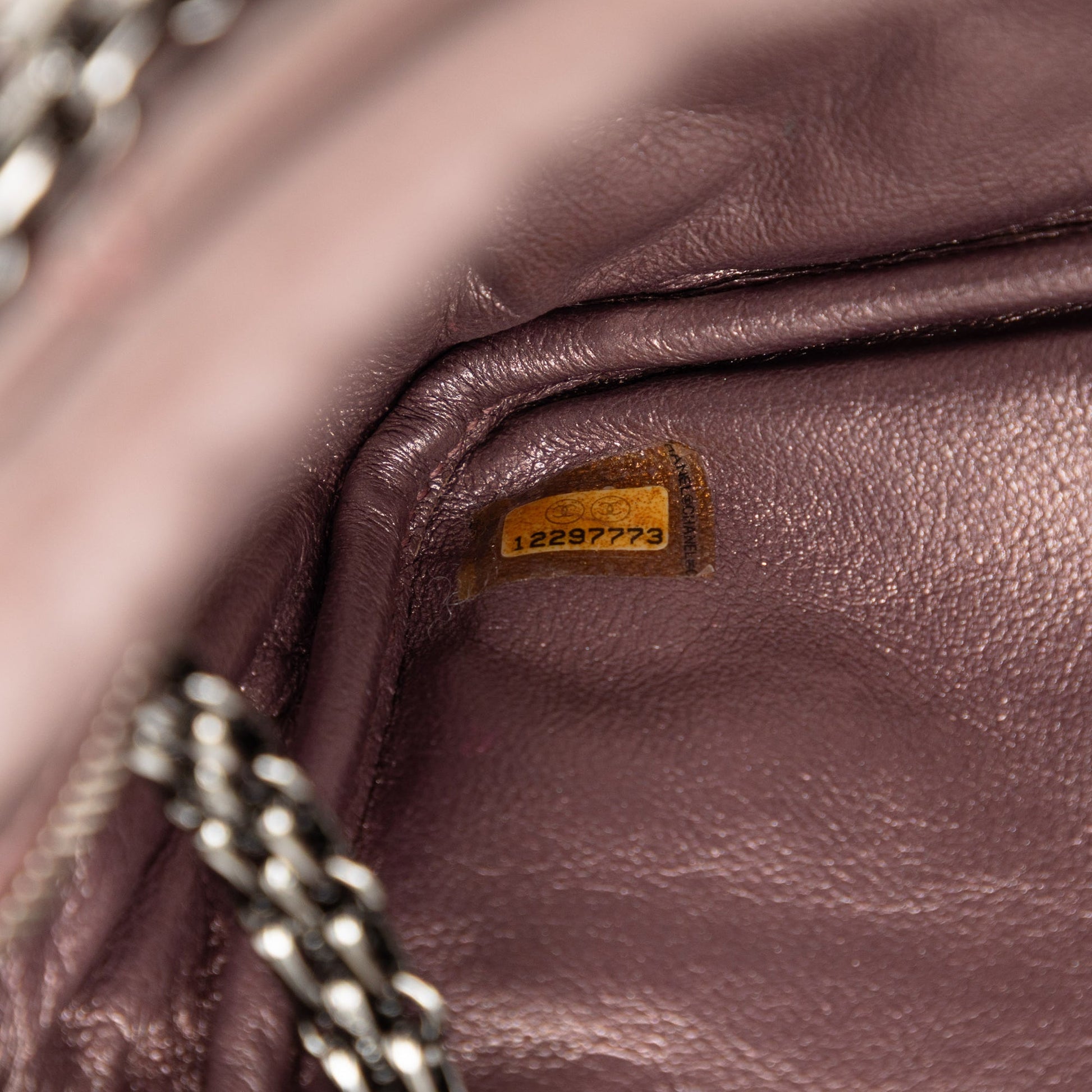 Chanel Small Metallic Quilted Aged Calfskin Reissue Camera Bag
