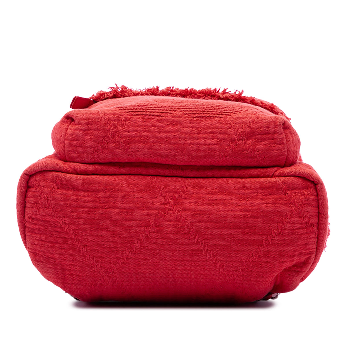 Chanel Quilted Canvas Front Pocket Fringe Backpack