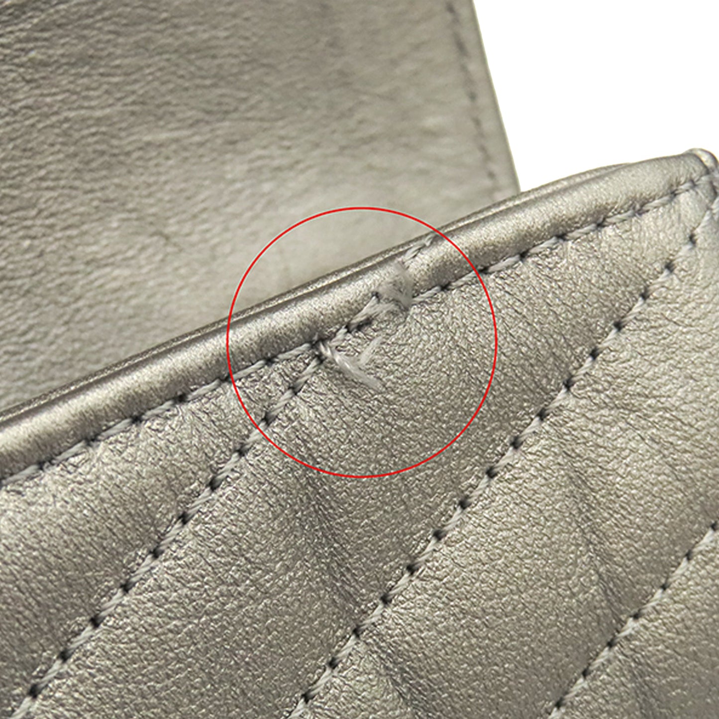 Chanel Small Chevron Calfskin Embellished Data Center Envelope Flap