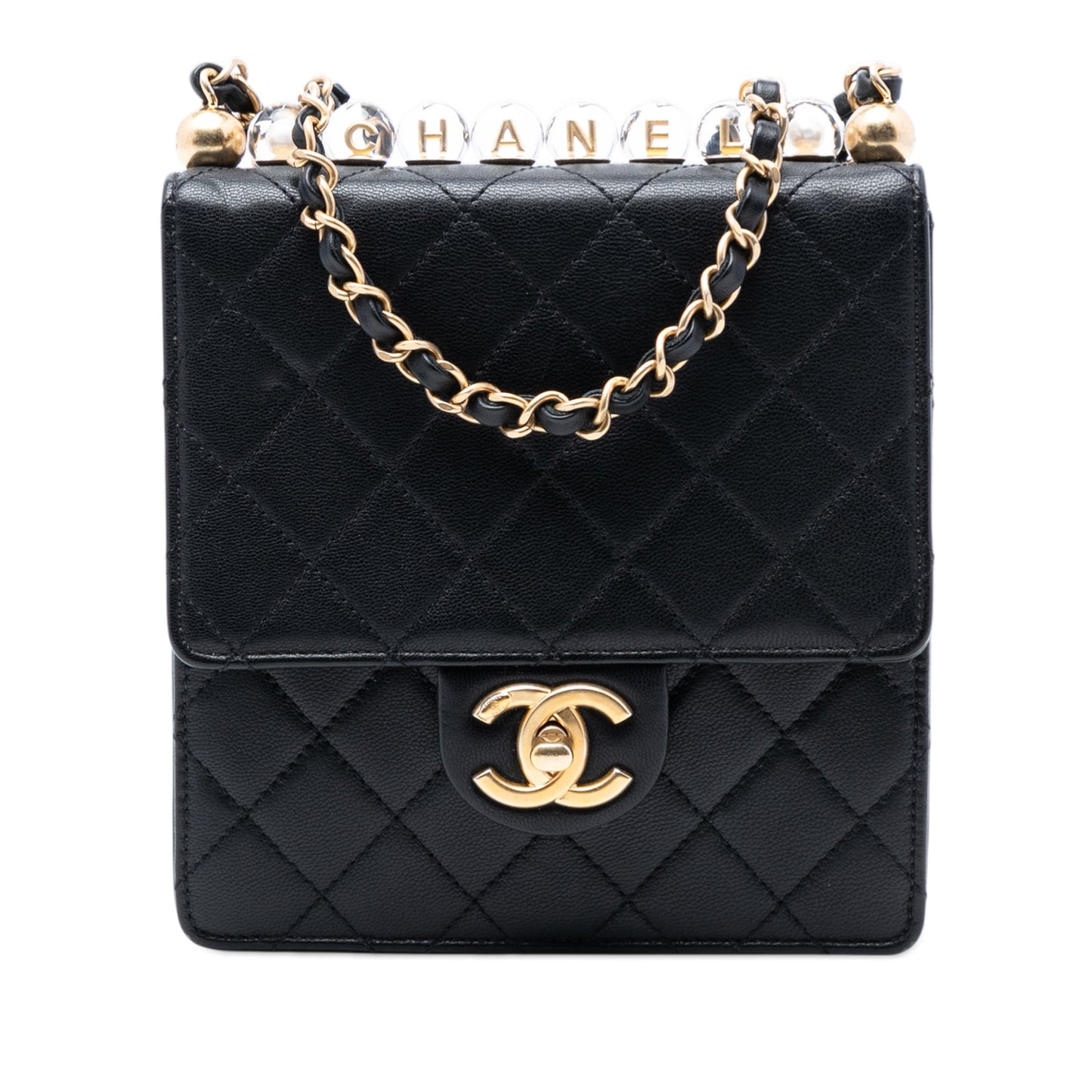 Chanel Small Goatskin Chic Pearls Flap