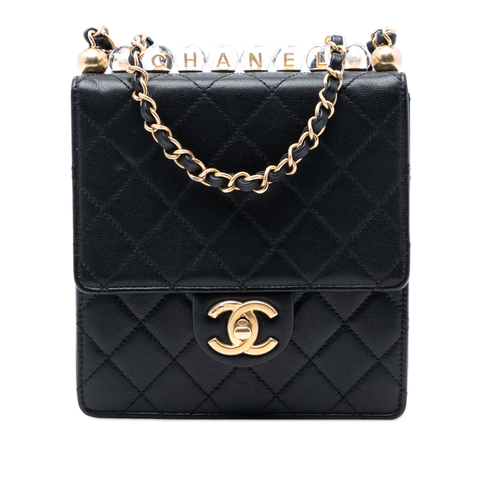 Chanel Small Goatskin Chic Pearls Flap