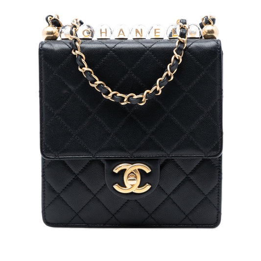 Chanel Small Goatskin Chic Pearls Flap