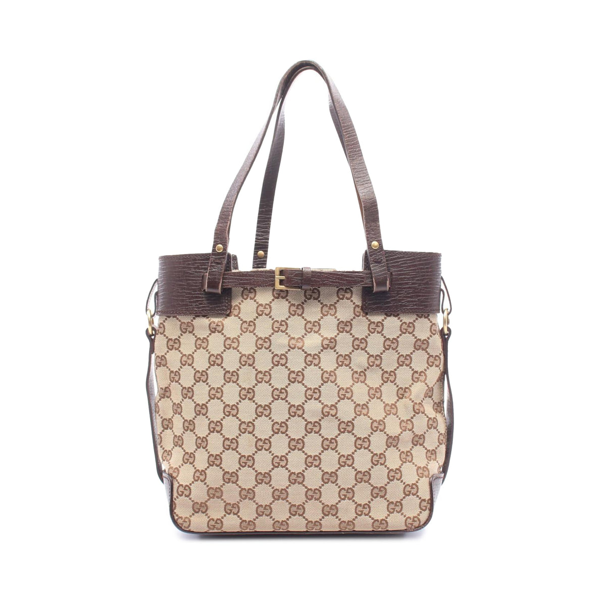 Gucci GG Canvas Tote — Beige