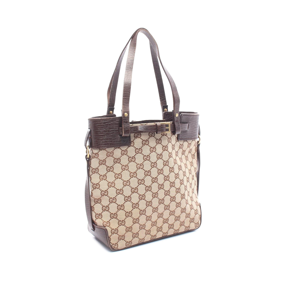 Gucci GG Canvas Tote — Beige