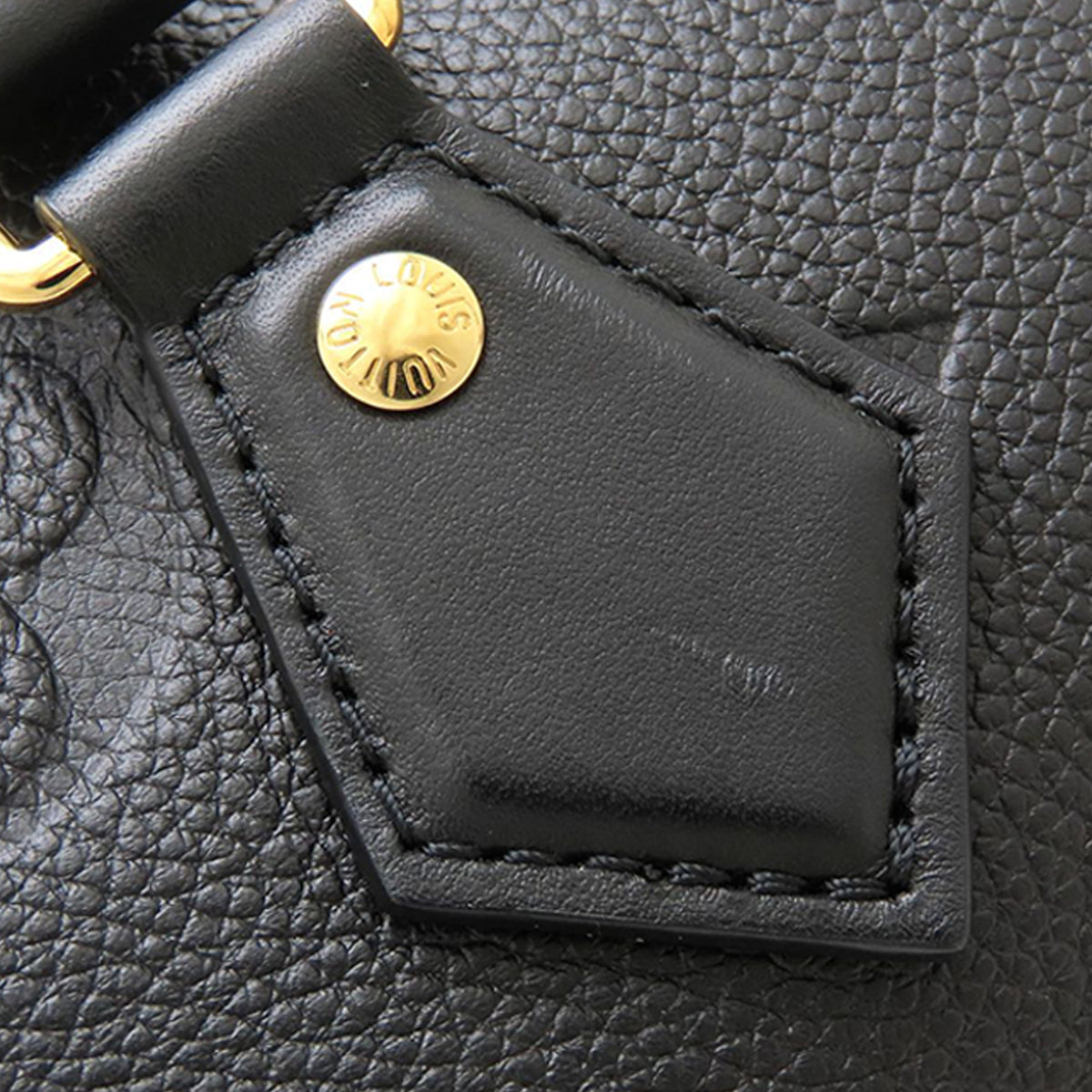 Louis Vuitton Monogram Giant Empreinte Speedy Bandouliere 20 — Black