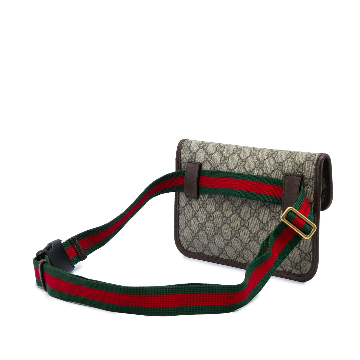 Gucci GG Supreme Web Neo Vintage Belt Bag — Beige