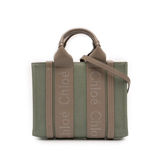 Chloé Small Canvas Woody Tote