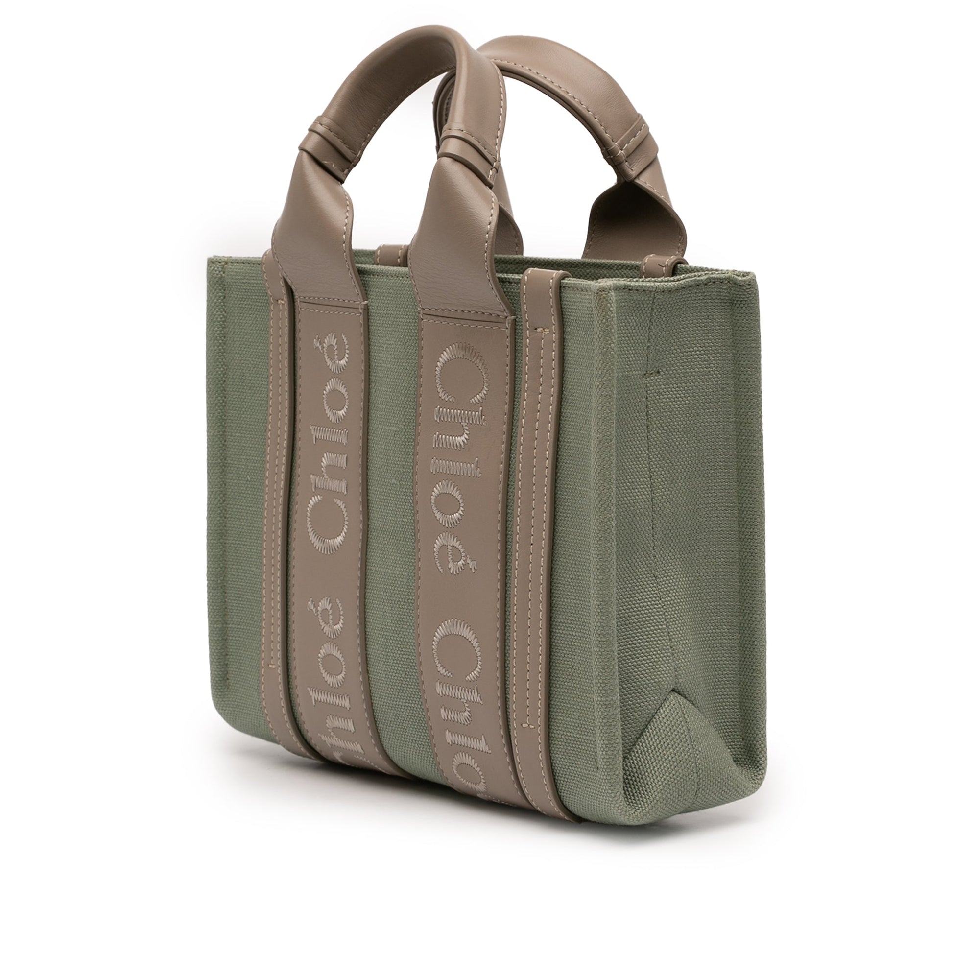 Chloé Small Canvas Woody Tote