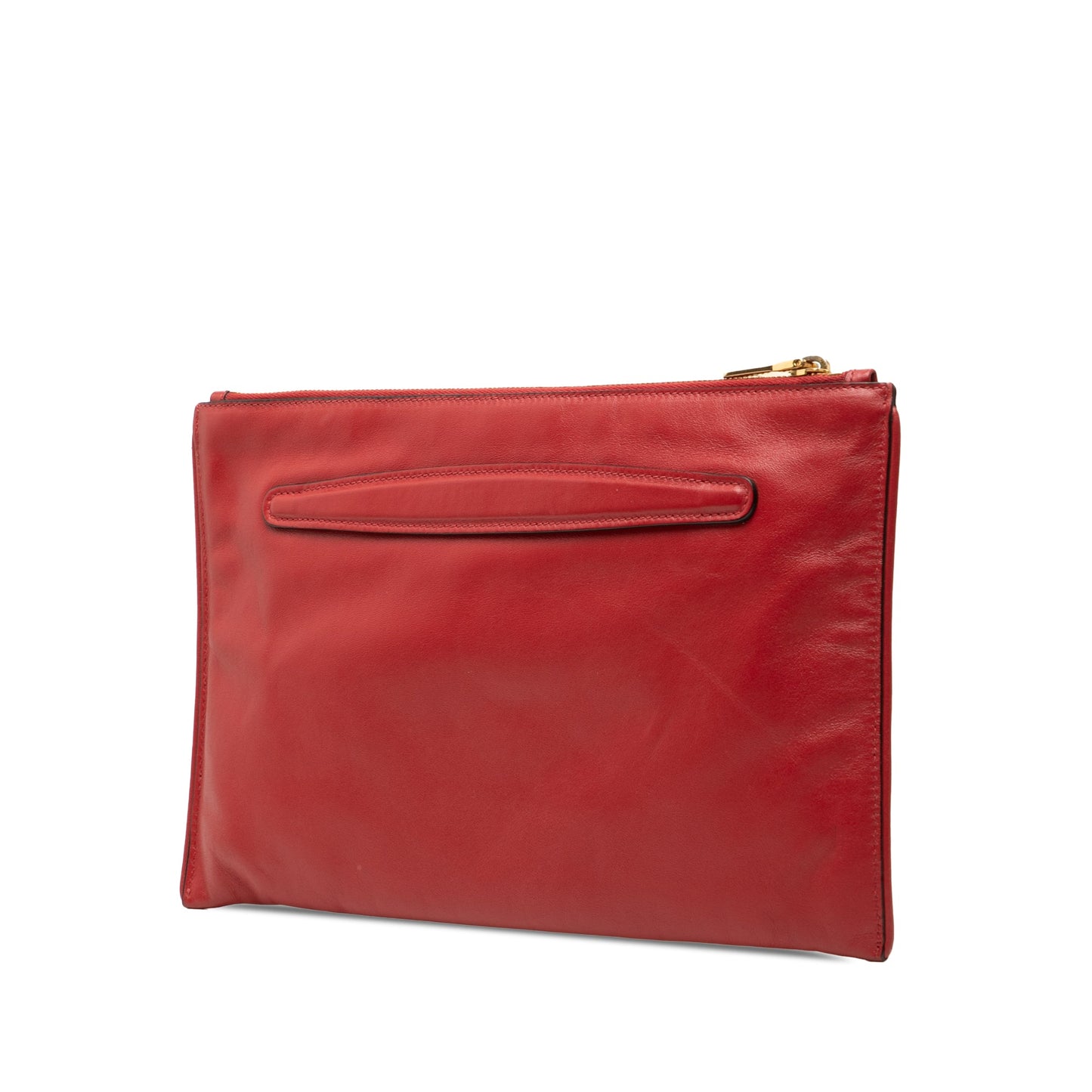 Miu Miu Studded Leather Zip Clutch