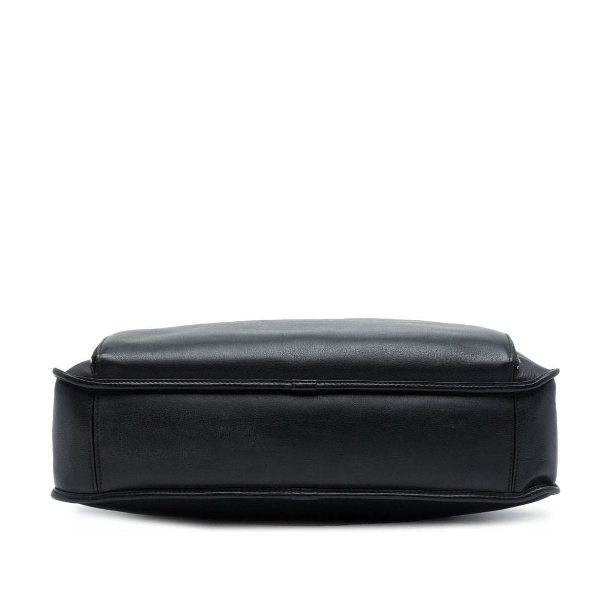 LOEWE Leather Anagram Briefcase — Black